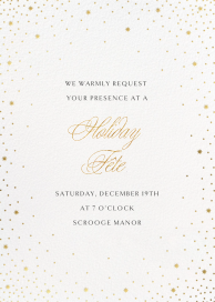 Modest Dazzle - Christmas Party Invitation by Paperless Post