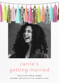 Glimmer Photo - Bridal Shower Invitation by CONFETTISYSTEM