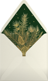 Snowy Pines - Paperless Post Envelope