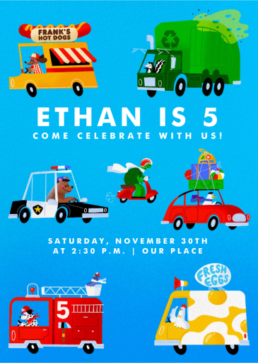 Automania - Invitation by Hello!Lucky