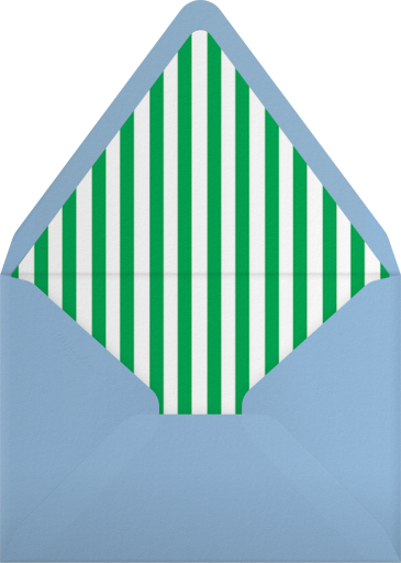 Photo Painted Floral Invitation Envelope