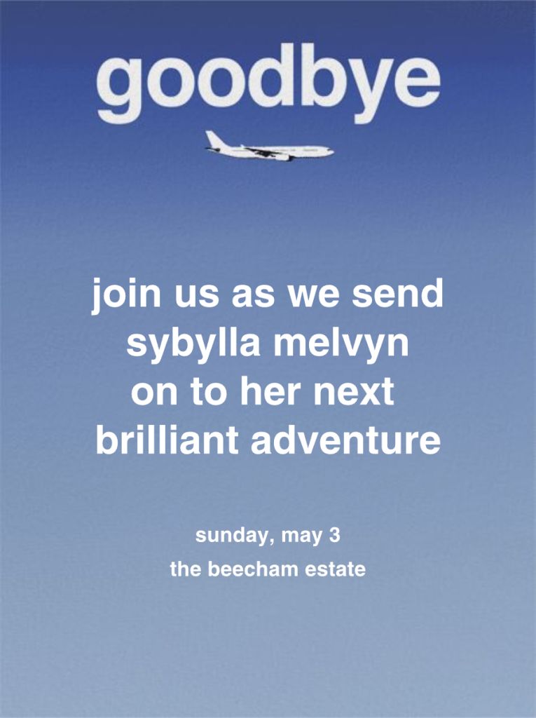 Goodbye Plane Invitation
