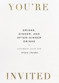 Endlong - Dinner Party Invitation by Paperless Post