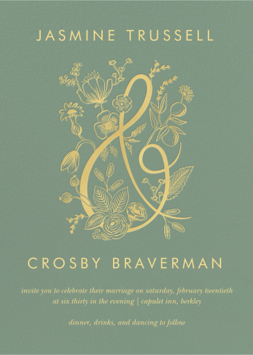 Colette Ampersand - Invitation by Rifle Paper Co.