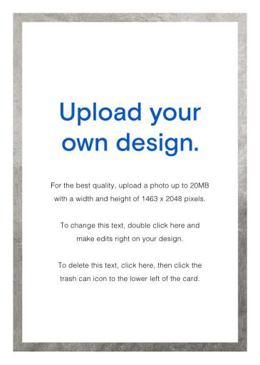 Custom Foil (Two-Sided) - Invitation by Paperless Post