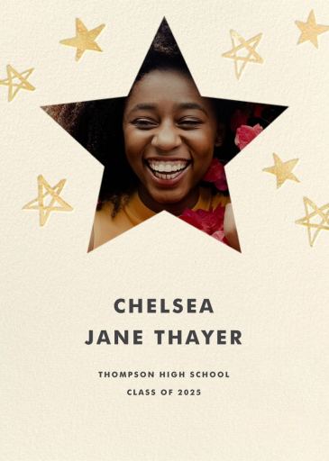 Reach for the Stars Photo - Graduation Announcement by Hello!Lucky