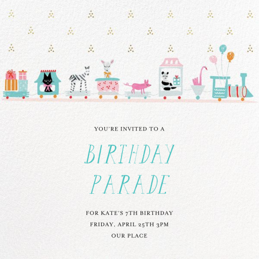 This Train's Going Local - Birthday Invitation by Mr. Boddington's Studio