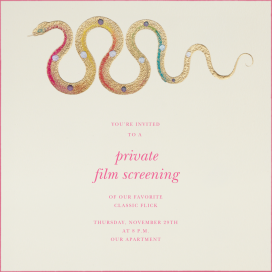 Hand Painted Snake by Bernard Maisner