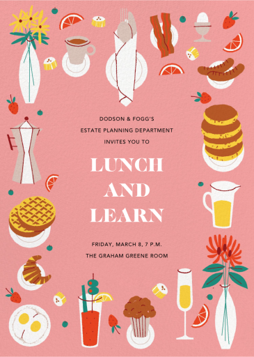 Brunch Buffet by Paperless Post