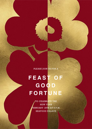 Suur Unikko - Lunar New Year Invitation by Marimekko