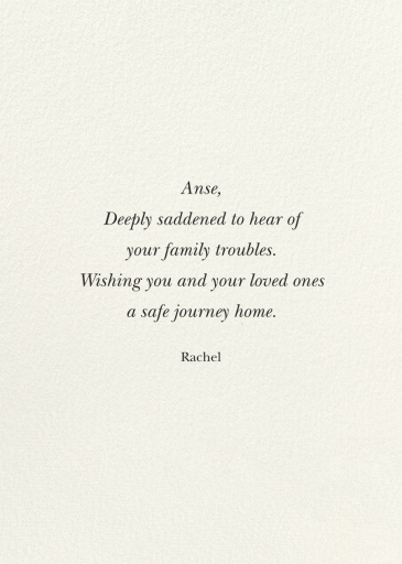 Shades of Blue - Valentine's Day Card by Felix Doolittle - Back