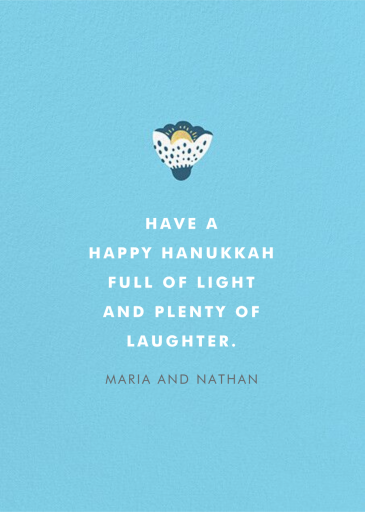 Menorah Glow by Hello!Lucky - Back