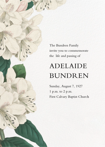 Campanulata - Ramadan & Eid Invitation by John Derian