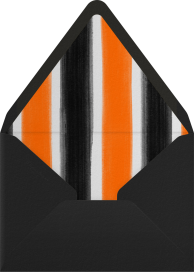 Goblins in a Pumpkin Patch - Paperless Post Envelope