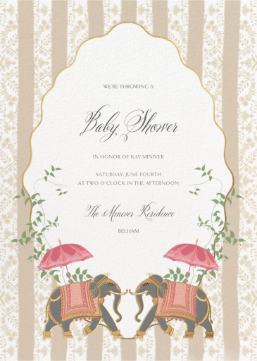 Elegant Elephants by Sketch Design Studio