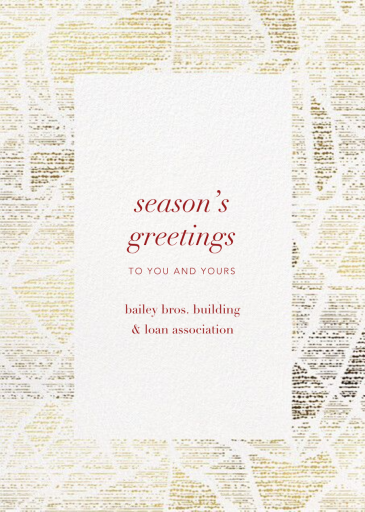 Prism Frame - Business Holiday Card by Kelly Wearstler