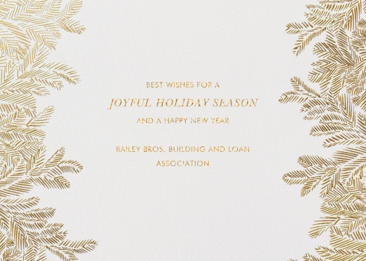 Red Fir I (Greeting) - Holiday Card by Paperless Post