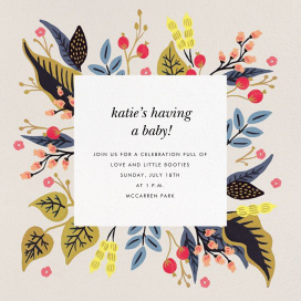 Egret Garden (Square) - Baby Shower Invitation by Rifle Paper Co.