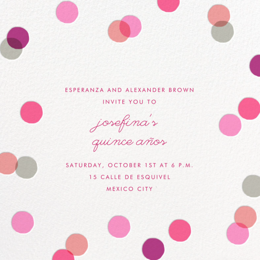 Carnaby - Quinceañera Invitation by Paperless Post