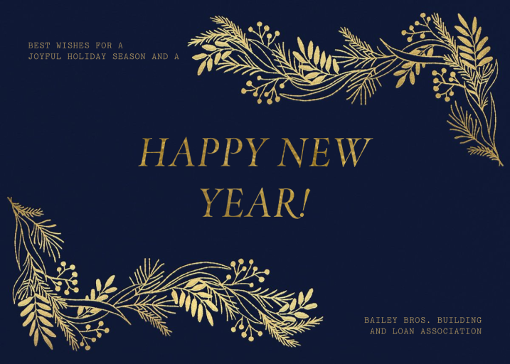 Joyeux - Business Holiday Card by Paperless Post