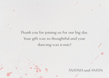 Splatter Cloth II (Stationery) - Stationery by Paperless Post