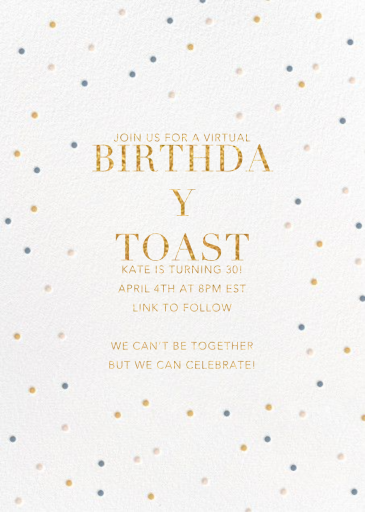 Birthday Spots - Invitation by Sugar Paper
