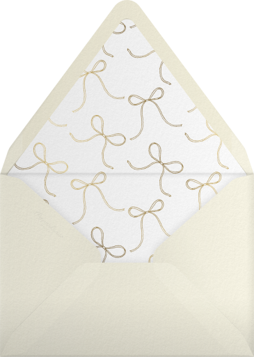 Bow Border Photo - Paperless Post Envelope