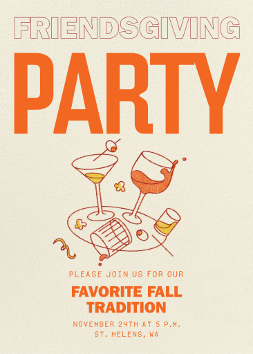Sloshed - Fall Party Invitation by Paperless Post