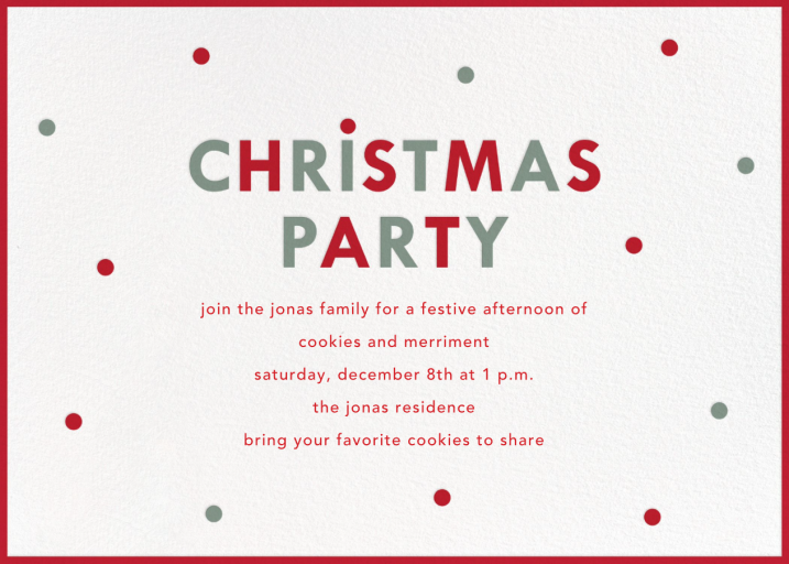 Festive Polka Dots by Sugar Paper