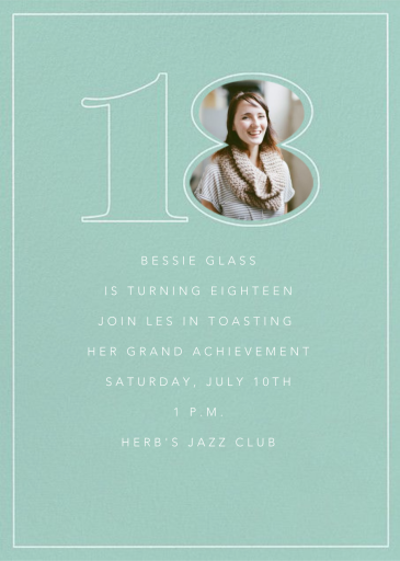 Milestone Portrait - Birthday Invitation by Paperless Post