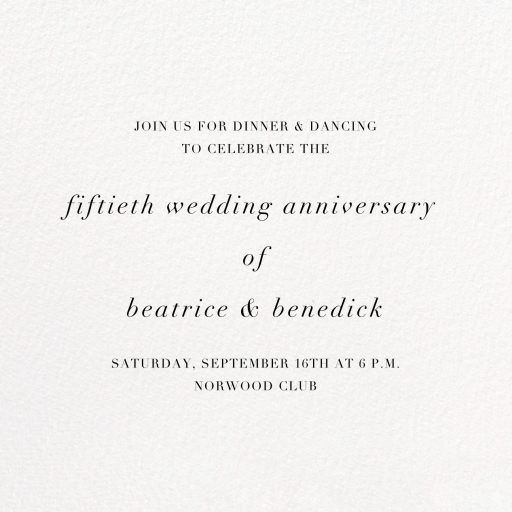 Full-Page Photo Square (Double-Sided) - Anniversary Invitation by Paperless Post - Back