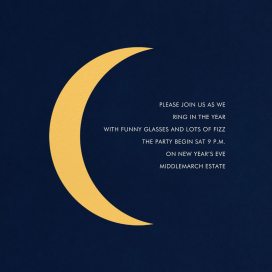 Crescent by Paperless Post