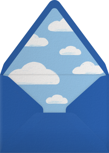 Blue Pup Photo - Paperless Post Envelope