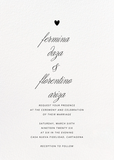 Full-Page Photo Tall (Double-Sided) - Wedding Invitation de Paperless Post  Atrás