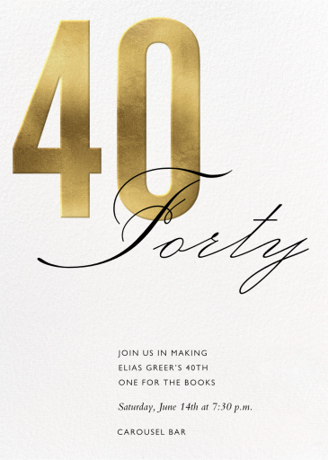 Stylish Numbers - Birthday Invitation by Paperless Post
