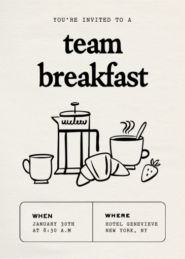 Cafe Vibes - Business Invitation by Paperless Post