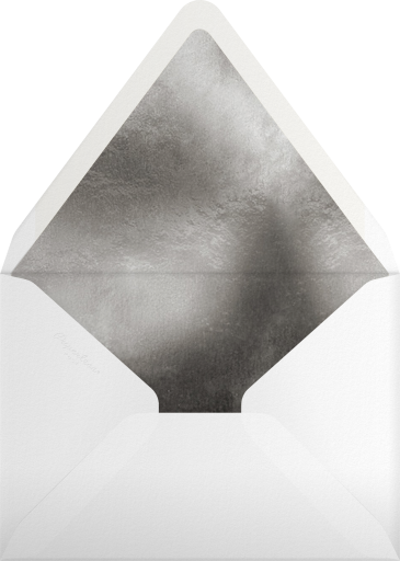Photo Sparkly Star Holiday Card Envelope