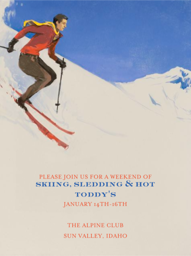 Après-ski by Paperless Post