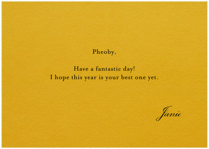 Panther Birthday - Birthday Card by Paperless Post - Back