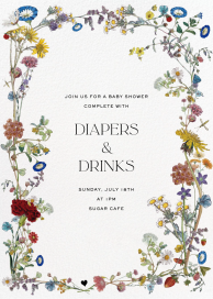 Strawberry Fields - Baby Shower Invitation by Stephanie Fishwick