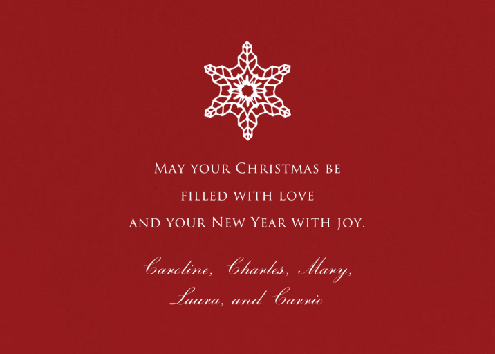Crimson - Holiday Card by Paperless Post