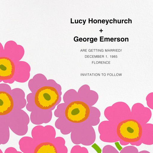 Unikko (Square) by Marimekko