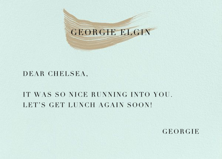 Genius - Horizontal - Stationery by Kelly Wearstler