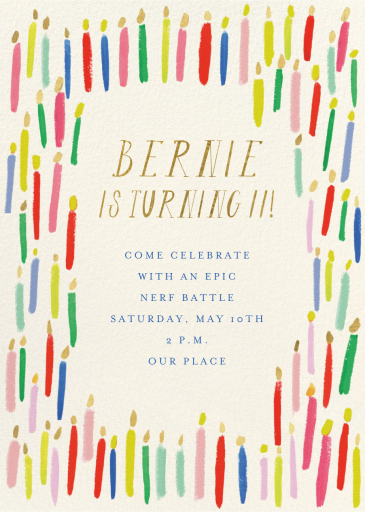 Colorful Candles by Mr. Boddington's Studio