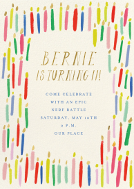 Colorful Candles by Mr. Boddington's Studio