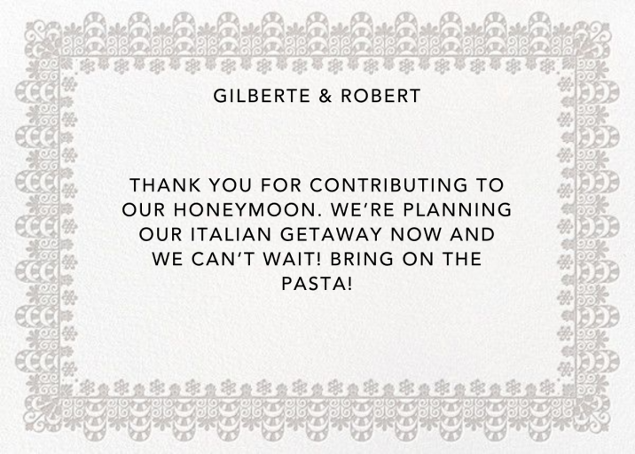 Van Alen Scallop II (Stationery) by Oscar de la Renta