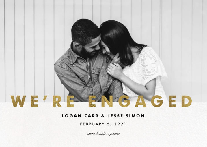 Talbot - Customizable Template - Wedding Announcement by Paperless Post