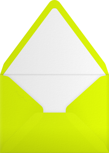 Neon Thread - Paperless Post Envelope