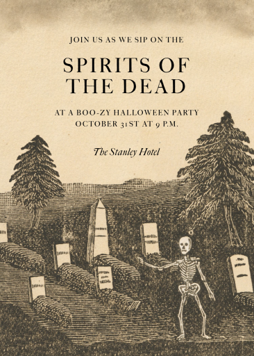 Graveyard Visit - Invitation by John Derian