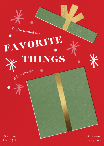 Unboxing - Holiday Party Invitation by Paperless Post